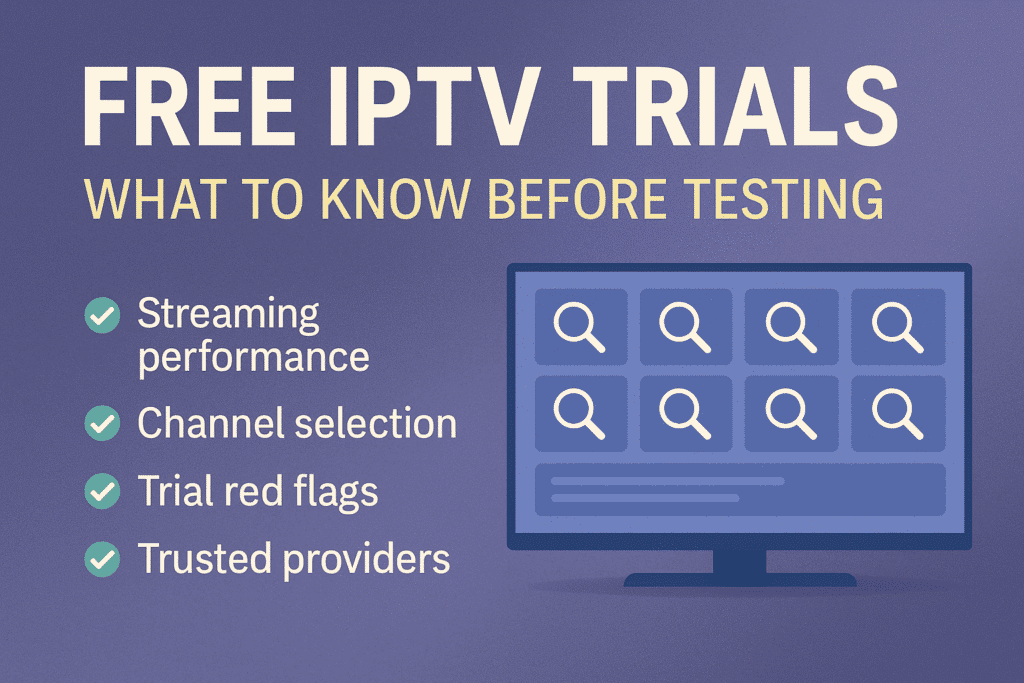 Free IPTV Trial