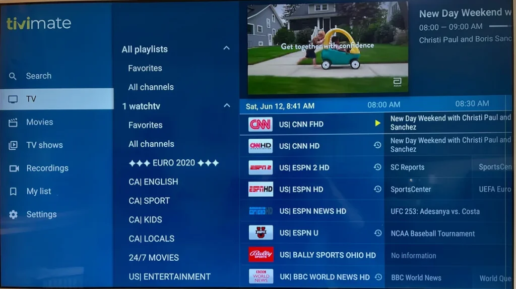 Best IPTV for TiviMate
